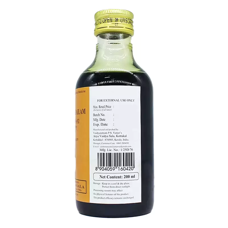 Kottakkal Arya Vaidyasala Jatyadi Keratailam, 200 ml-3.webp